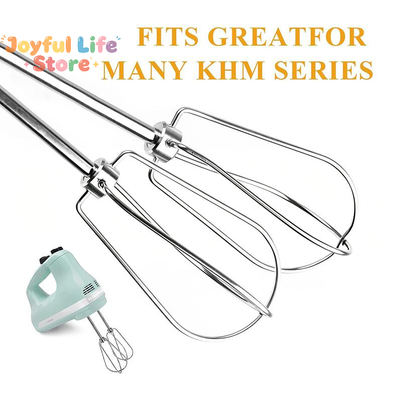 Hand Mixer Electric - Stainless Steel Whisk Attachment Set of
