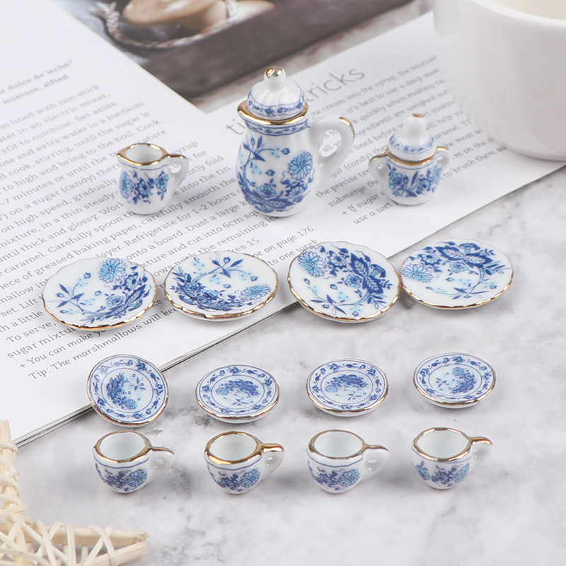 15Pcs 1:12 Miniature Porcelain - огляд і ціна Kitchen Appliances For Kids
