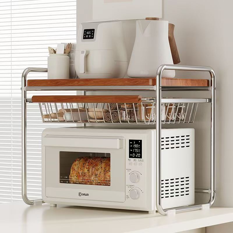 Mid-Century Microwave Stand Pu - огляд і ціна Kitchen Appliances Essentials