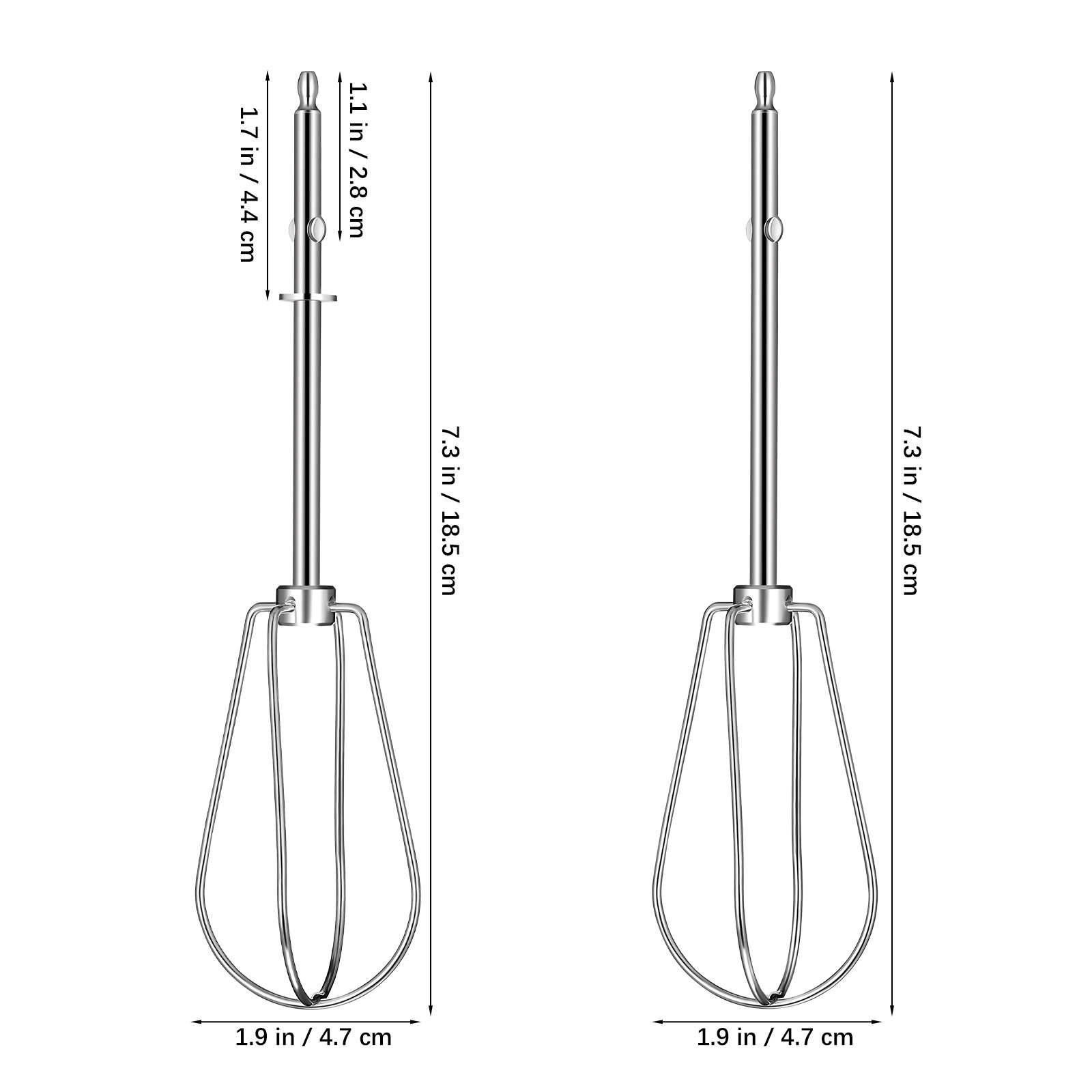 2 Pcs Whisk Electric Mixer Par - огляд і ціна Hand Mixer Electric