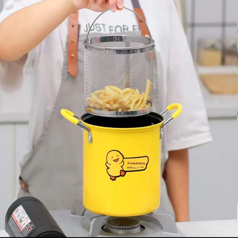 2/3L Deep Fryer Pot Stainless  - огляд і ціна Kitchen Appliances In Japanese
